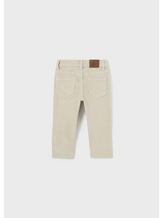 Mayoral Boys Corduroy Trouser Beige