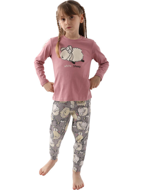 Arnetta Pijama pentru copii De iarnă Roz