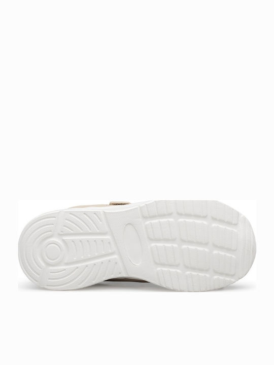 Memory Kids Sneakers with Scratch Beige