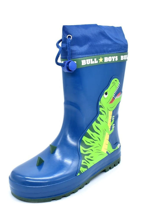 Kids Wellies with Internal Lining Blue