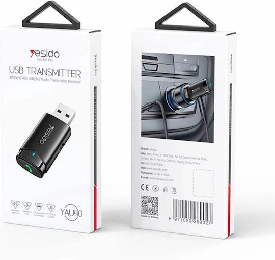 Yesido Dashboard Bluetooth Car Kit (AUX)