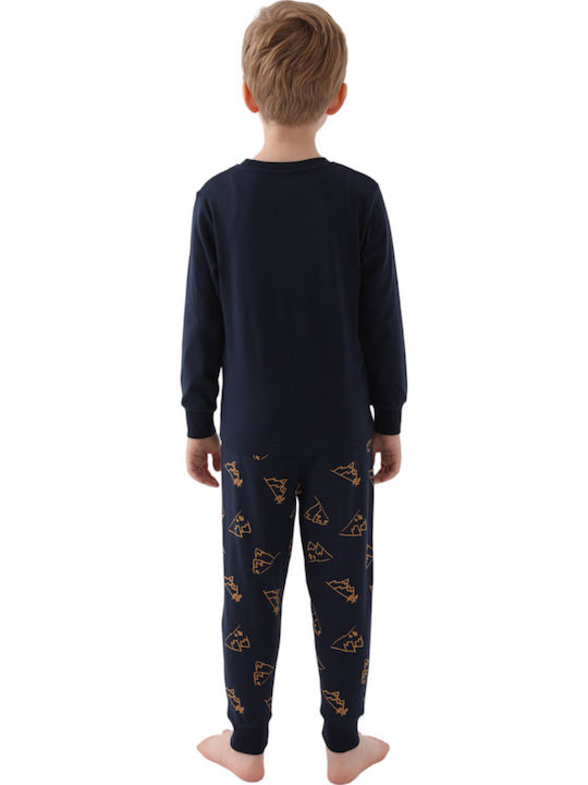 Roly Poly Pijama pentru copii De iarnă Albastru marin