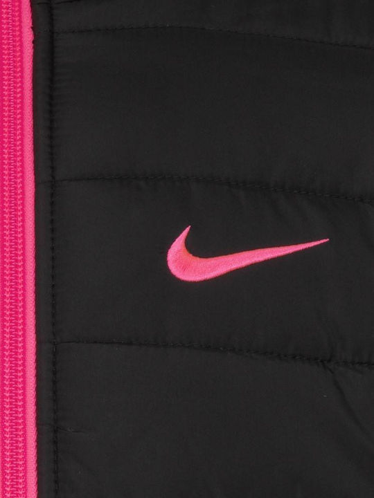 Kids' Sports Jacket Short with Hood Black