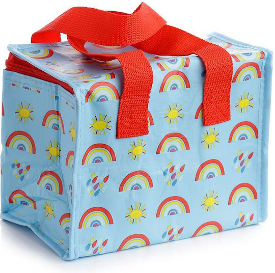 Puckator School Insulated Hand Lunch Bag 3.5lt Light Blue 15 x 13 x 20.5cm
