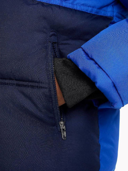 Kids' Sports Jacket Short with Hood Blue