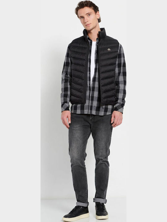 Sleeveless Jacket Puffer Black