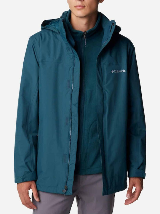 Mission Air Interchange Winter Jacket Waterproof and Windproof Green