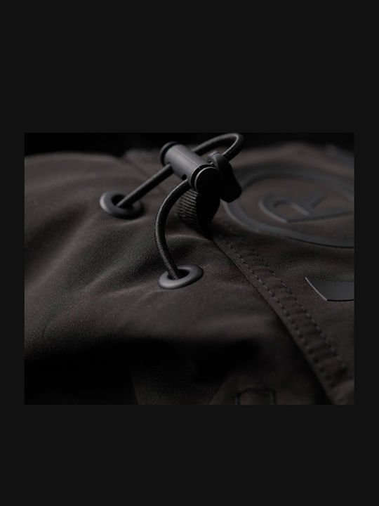 Winter Jacket Windproof Black