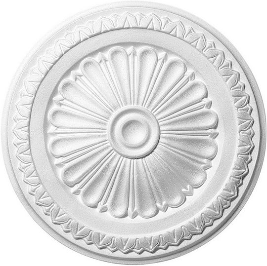 Deco Ceramica Ροζέτα Οροφής για Φωτιστικά Λευκή 3064-KALTS-ROZETA-DONATELLA