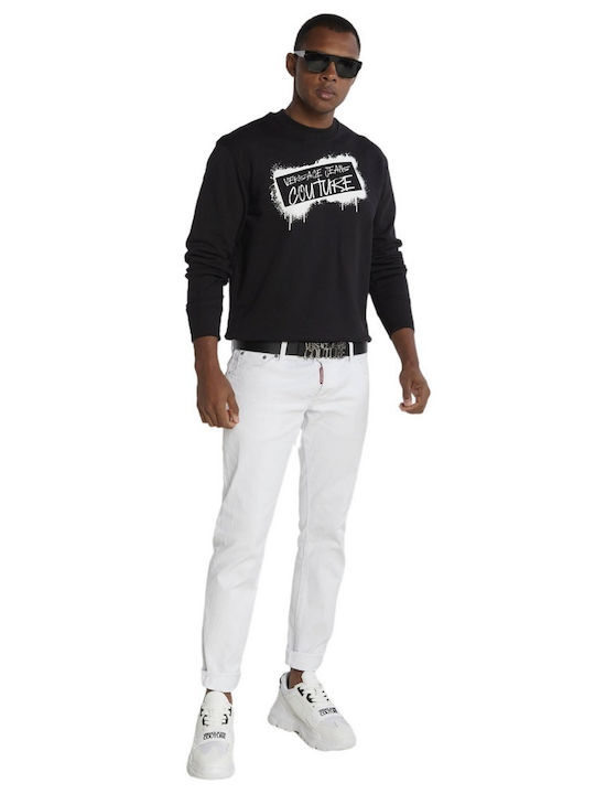 Versace Men's Sweatshirt with Hood Black