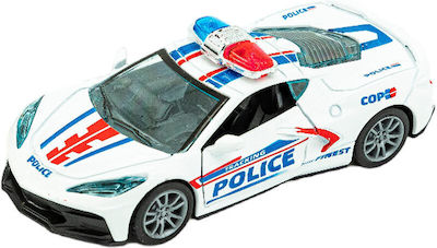 Gounaridis Toys Αστυνομικό Car Police Pull Back Silver (Various Designs) 1pc