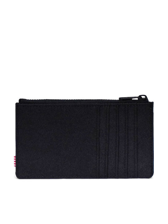Herschel Oscar Klein Stoff Damen Geldbörse Karten mit RFID Schwarz