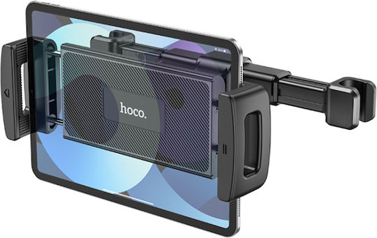 Hoco Βάση Κινητού Αυτοκινήτου 12.9" με Ρυθμιζόμενα Άγκιστρα Μαύρη
