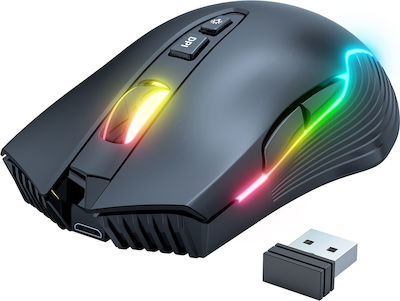 Onikuma CW905 Drahtlos RGB Gaming Gaming Maus 3600 DPI Schwarz