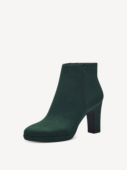 Tamaris Women's High Heel Chelsea Boots Green