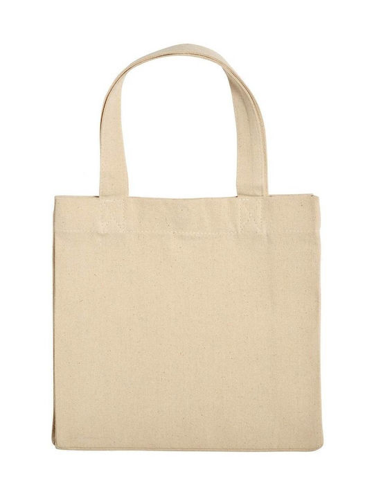 Ubag Prato Βαμβακερή Τσάντα για Ψώνια σε Μπεζ χρώμα