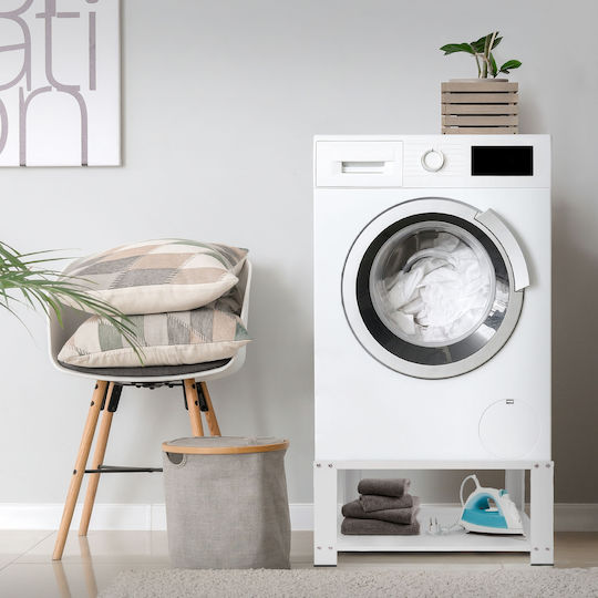 ML-Design 490007341 Suporturi de Mașină de Spălat din Metal 63x54εκ. 1buc