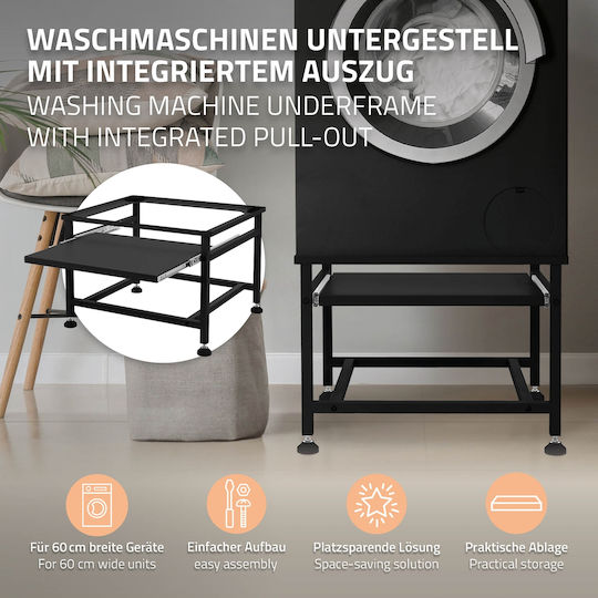 ML-Design 490009416 Einstellbar Basis Für Waschmaschine aus Kunststoff 1Stück