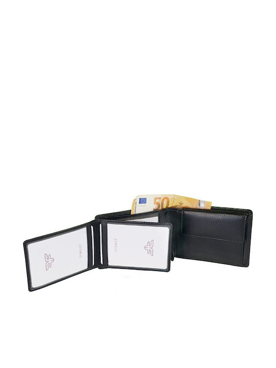 Δερμάτινο Ανδρικό Πορτοφόλι Καρτών με RFID Μαύρο