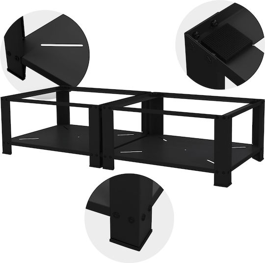 ML-Design 490009417 Βάση Πλυντηρίου από Μέταλλο 2τμχ