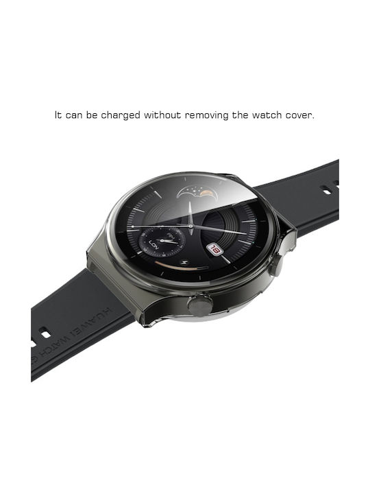 Acoperire Carcasă de Silicon în culoarea Transparent pentru Huawei Watch GT 2 Pro