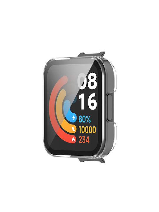 Case Full Screen Пластмасов Калъф в Прозрачен цвят за Redmi Watch 2 Lite - Редми часовник 2 Лайт