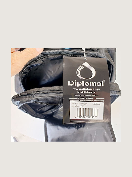 Diplomat Montreal Wasserdicht Schwarz