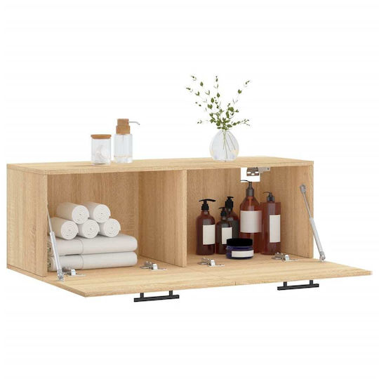 vidaXL Bathroom Cabinet L100xW36.5xH35cm Sonoma