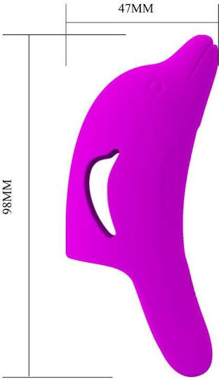 Pretty Love Delphini Vibrator Finger 14cm Lila