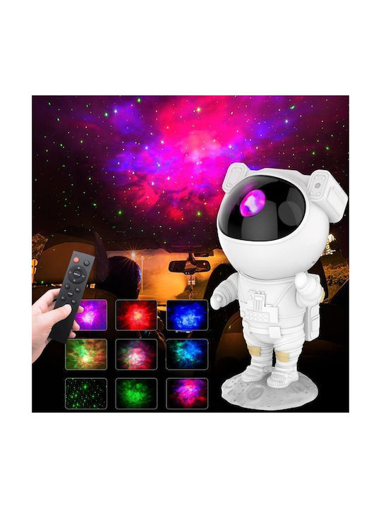 Foyu LED Детска Лампа Проектор с Проекция на Дизайни Бял