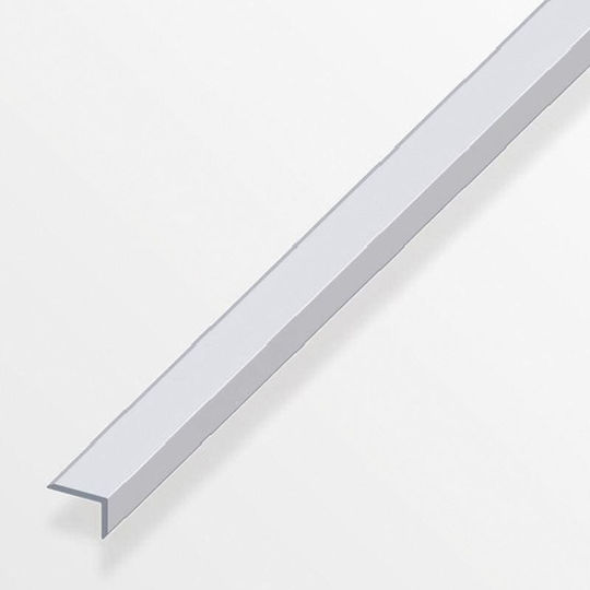 Alfer Aluminium Προφίλ Σκαλοπατιών Αλουμινίου Ασημί 200x1.9x0.8εκ.