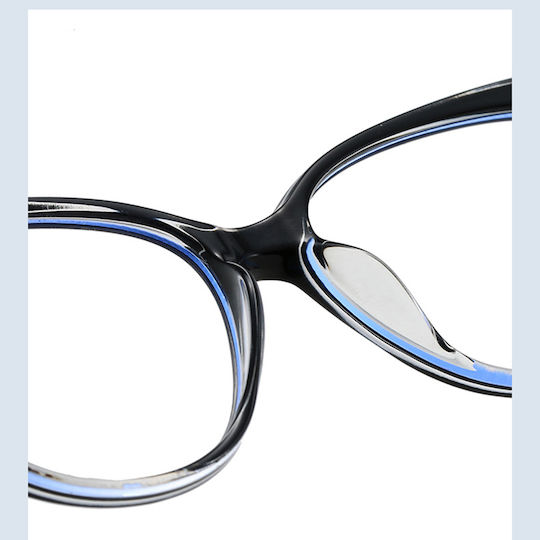 Techsuit Techsuit Women's Metal Blue Light Blocking Glasses Cat Eye In Brown Colour