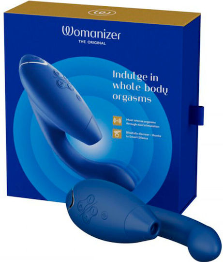 Womanizer Duo 2 Αναρροφητής Αιδοίου με Δόνηση Μπλε