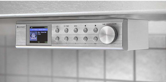 Soundmaster IR1500SI Επιτραπέζιο Ραδιόφωνο Ρεύματος DAB+ με Bluetooth Ασημί