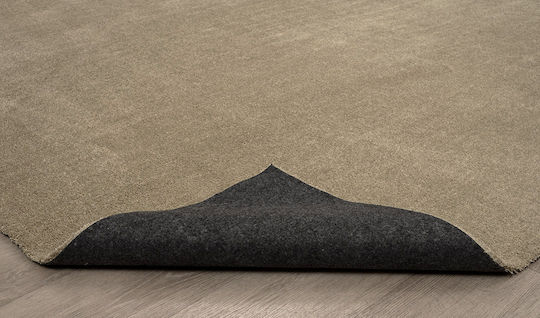 Newplan Velvet Carpet 50 Beige Width 80cm Cut-to-Measure