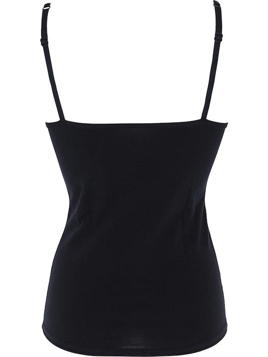 Cu Bretele Negru Tricou pentru femei