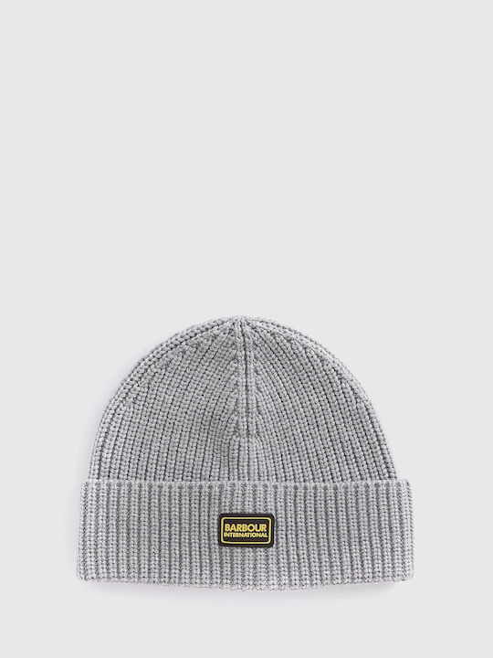 Barbour Beanie Unisex Σκούφος Πλεκτός σε Γκρι χρώμα