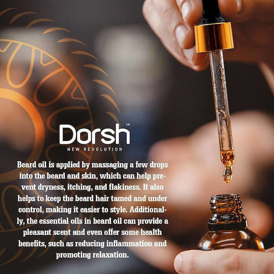 Dorsh New Revolution Λάδι Περιποίησης για Γένια και Μουστάκι 100ml
