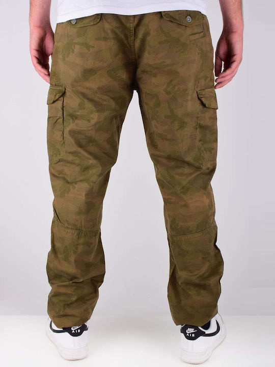 DSTREZZED Fancy Cargo Pants Camo FT DST501162117.SADDLE BROWN