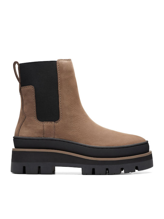 Clarks Orianna2 Top Boots Brown