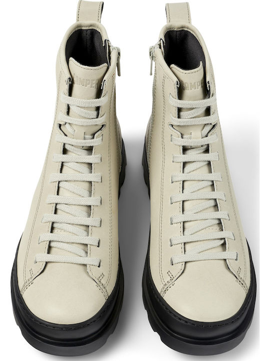 Brutus Leather Women's Ankle Boots Gray
