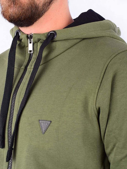 VITTORIO SLIM FIT JACKE MIT LOGO UND KNÖPFEN VORNE FZ-2021D.CHAKI