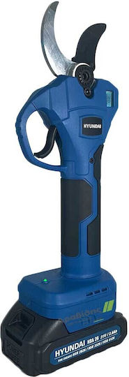 Hyundai HSB 4126 Pruning Shears Battery Brushless 21V 2x2.6Ah with Maximum Cutting Diameter 40mm in Carrying Case