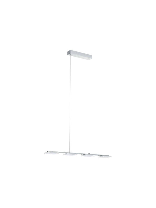 Eglo Cartama 1 Pendant Lamp with Built-in LED Silver