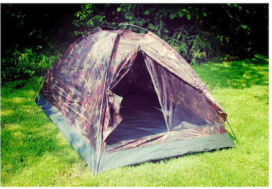 MCS Fostex 2 Camping Tent Igloo 3 Seasons for 2 People 205x140x105cm