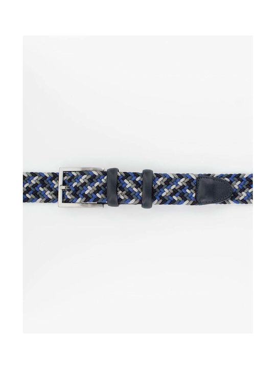 BASHAIKOV BLUE BRAIDED BELT BB-3750.VV 10