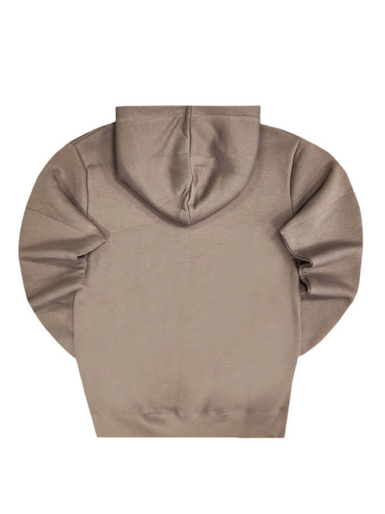 Henry Clothing Men's Sweatshirt with Hood Brown