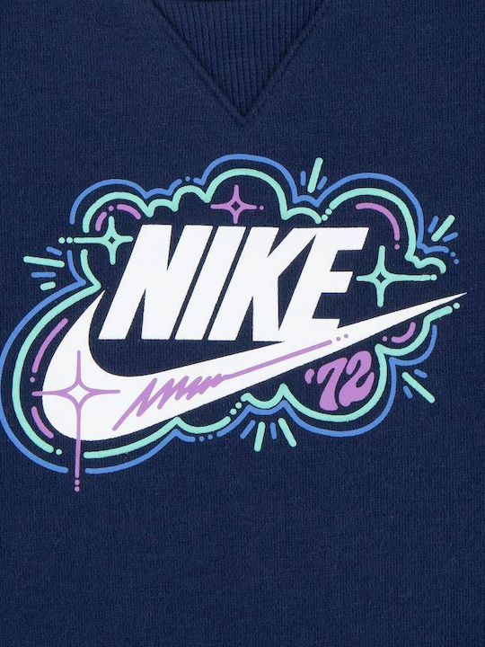 Nike Art Of Play Baby Bodysuit Long-Sleeved Navy Blue