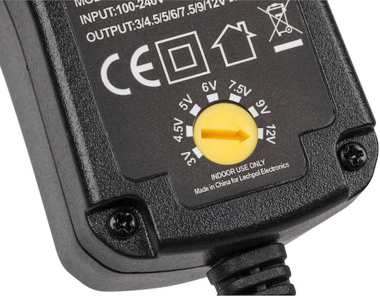 DM Pro Adaptor Universal De Alimentare Reglabil Tensiune 3 Până La 12V 1.5A Cu Putere 18W Cu Încărcătoare Pentru Laptop (DM-1500MA)
