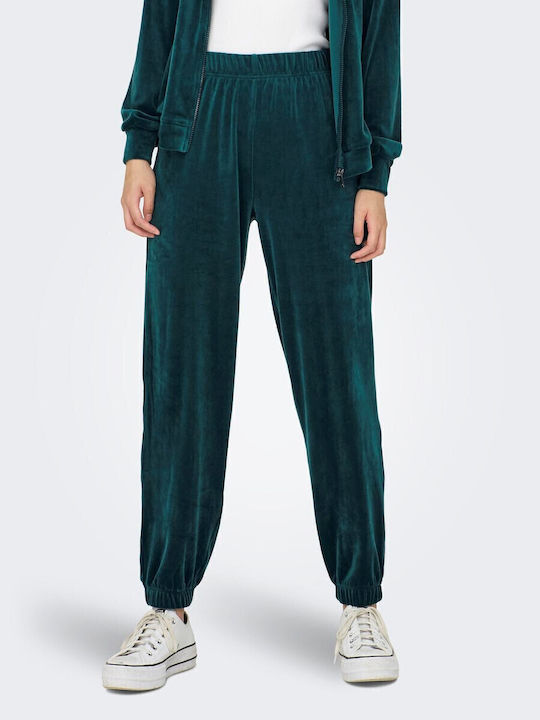 Rebel Sweatpants Jogger Velvet Green